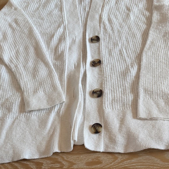 Madewell White Cardigan Sweater - Picture 5 of 5